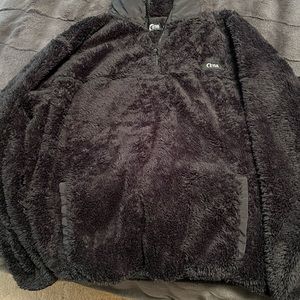 ZYIA 1/4 Zip Fuzzy Pullover